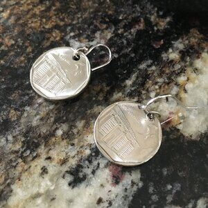Mysterious Dangly Coin Earrings
